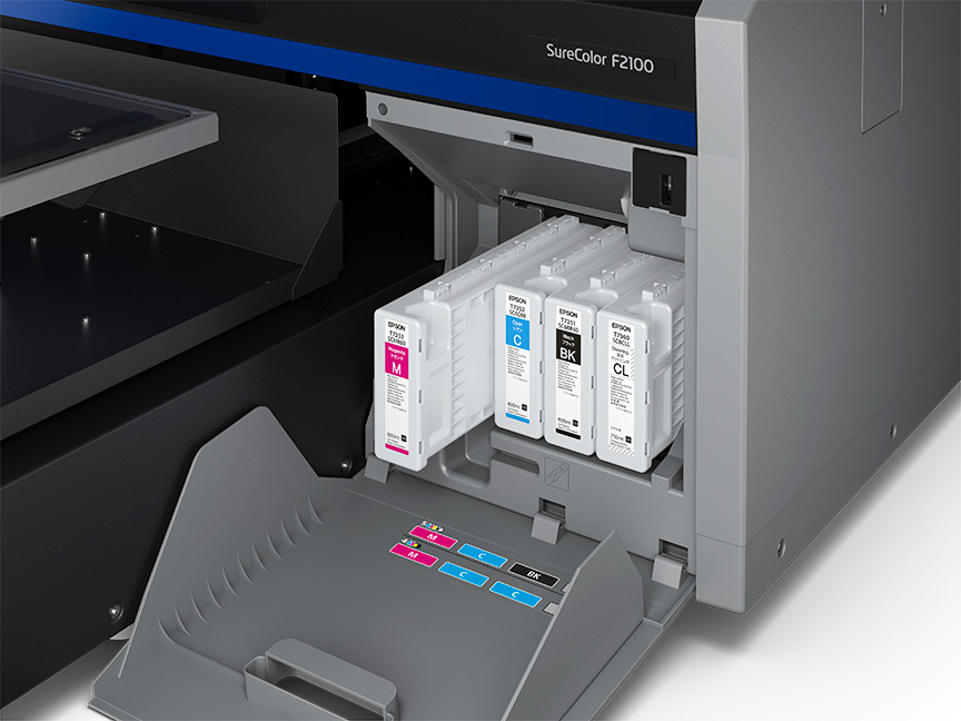 direct to garment printer ink cartridge bay-Epson SureColor F2100 