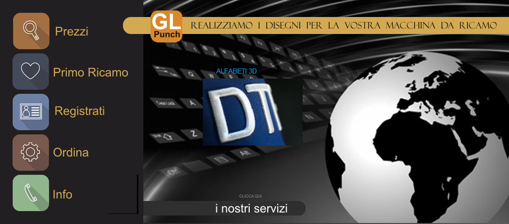SERVICE DI PUNCIATURA ON LINE In 24 ore ricevete i vs. ricami via Email